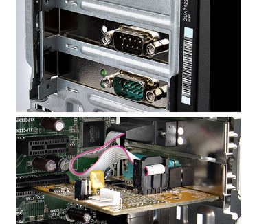 Startech.com 2-Port PCI Express Seriële Interface Kaart, Dual Port PCIe naar RS232 (DB9) Seriële Kaart, 16C1050 UART, Low/Full Profile Beugels, COM Retentie, Voor Windows/Linux