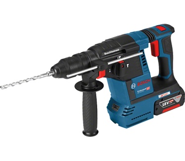 Bosch GBH 18 V-26 (met 2x 6.0Ah accu's, lader, L-Boxx en stofafzuiging)