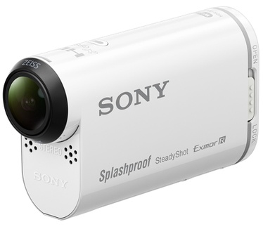 Sony AS200V Action Cam met Wi-Fi en GPS + Live View-afstandsbedieningsset Wit