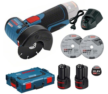 Bosch GWS 10,8-76 V-EC in L-Boxx