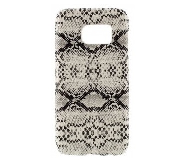 qMust Samsung Galaxy S7 Hard Back Case - White Snake