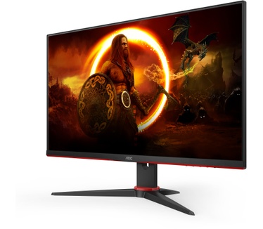 AOC 24G2AE/BK Rood, Zwart