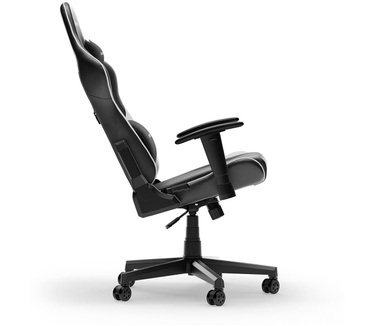 DXRacer PRINCE L Black & White PVC Leather gamestoel