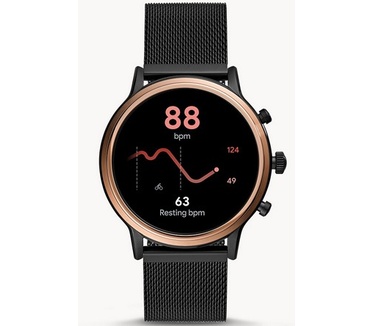 Fossil Julianna HR Gen 5 FTW6036 Rosé Goud (Zwart)