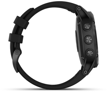Garmin Fenix 5 Plus (Sapphire glas) Zwart (Zwart)
