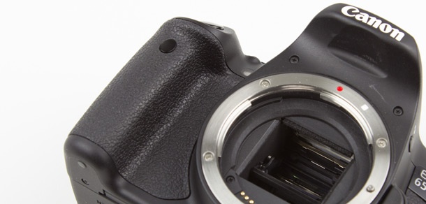 Canon EOS 650D grip voork Canon EOS 650D grip voork