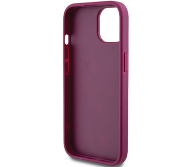 Guess 4G Glitter Back Case - Apple iPhone 15 (6.1") - Paars Paars