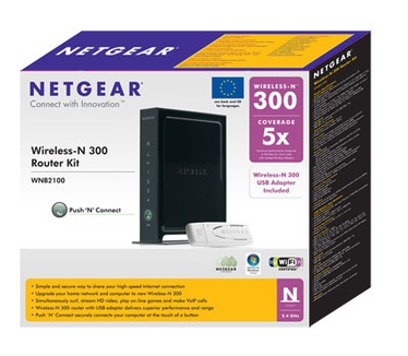 Netgear Wireless-N 300 Router + USB-Adapter Kit