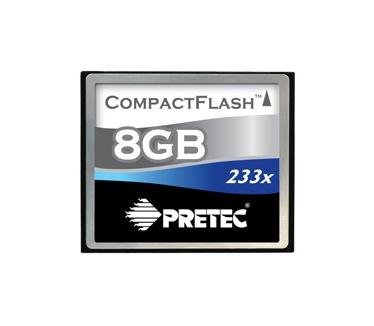 Pretec Compact Flash 8GB Pretec Compact Flash Card 233x