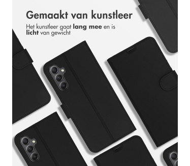 Accezz Wallet Softcase Bookcase Samsung Galaxy A34 (5G) - Zwart
