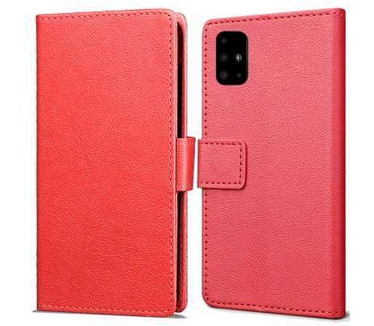 qMust Samsung Galaxy A71 Wallet Hoesje Rood