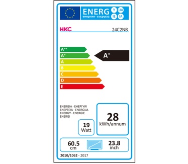 HKC 24C2NB - Full HD tv Zwart