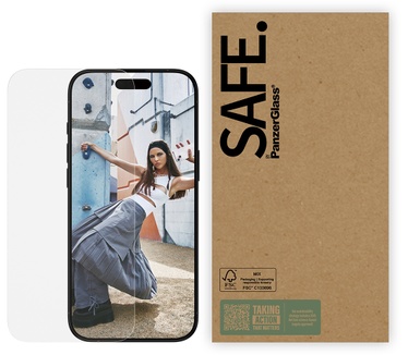 PanzerGlass SAFE. by PanzerGlass® Screen Protector iPhone Air | Ultra-Wide Fit | Bulk