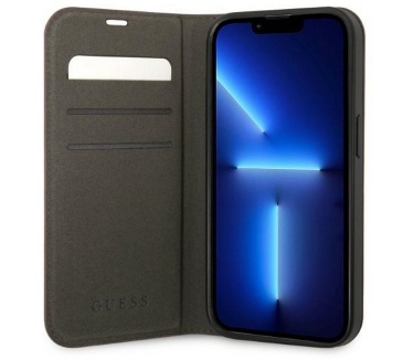 Guess 4G Book Case voor Apple iPhone 14 Pro Max (6.7") - Bruin Bruin
