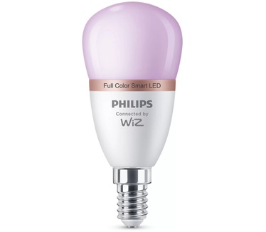 Philips Slimme LED RGB-lamp P45, E14-fitting, 470 lm