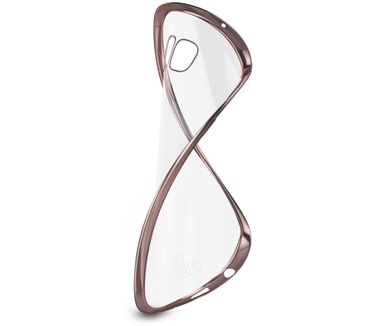 BeHello Samsung Galaxy S7 Gel Case Transparent Chrome Edge Rose Gold