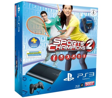 Sony PlayStation 3 Slim (2012) 500GB + Move Starterpack + Sports Champions 2 Zwart