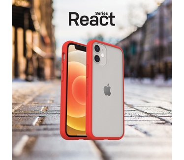 Otterbox React Series voor Apple iPhone 12 mini, Power Red - Geen retailverpakking