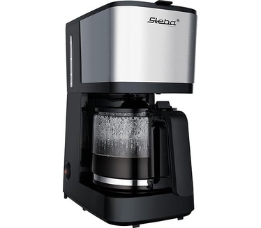 Steba Filterkoffiezetapparaat met glazen kan voor ca. 10 kopjes à 125 ml, waterreservoir van ca. 1,25 liter, automatisch warm houden gedurende 40 minuten, 750 watt, KM F2