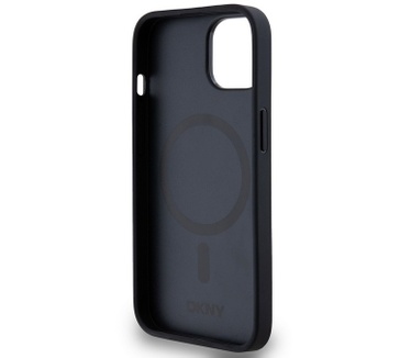 DKNY Repeat Bottom Stripe Back Case - iPhone 14 (6.1") - Zwart Zwart