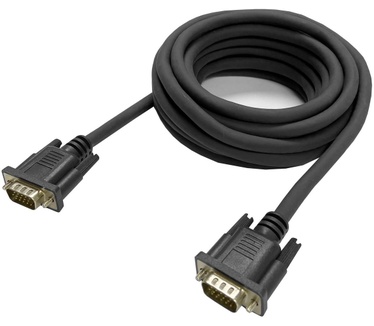 Microconnect 0.9m VGA M/M Zwart