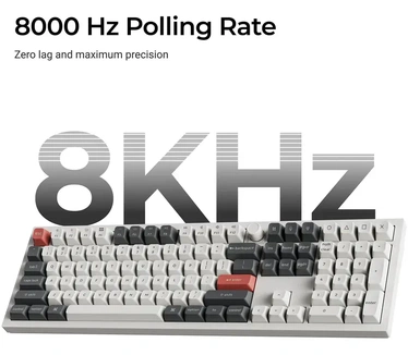 Keychron Q6 Ultra 8K Wireless Custom Mechanical Keyboard Banana Silk POM Switch