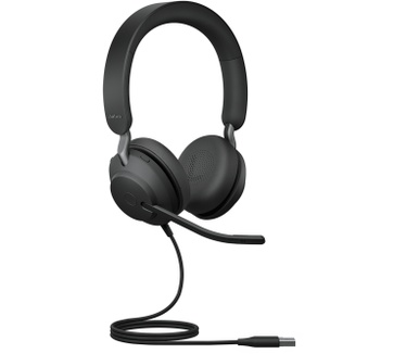 Jabra Evolve2 40 SE USB-A, UC Stereo (Zwart)