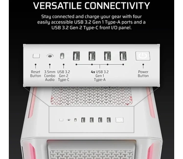 Corsair 5000T (2025) LX RGB, Wit