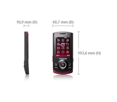 Samsung S5200  Rood