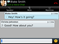 Wifi bellen op BlackBerry Messenger 7 
