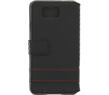 BMW M Collectie BookCase Carbon Black Stripe Samsung Galaxy Alpha