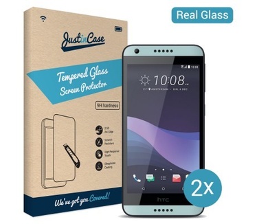 Just in Case Tempered Glass HTC Desire 650 - 2 pack