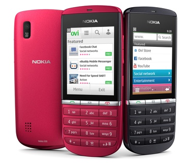 Nokia Asha 300 Grijs