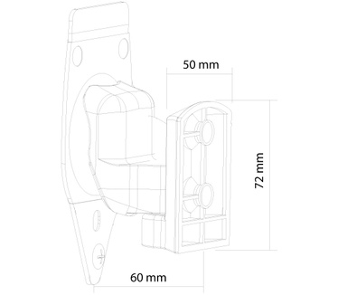 Neomounts by Newstar Sonos Play 3 speaker wall mount - Black