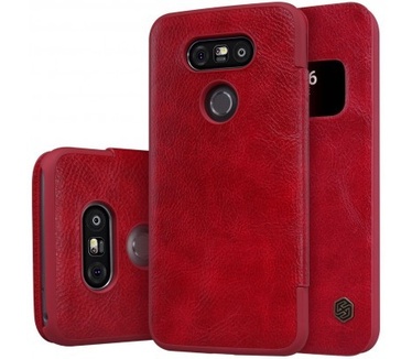 Nillkin Leather Case LG G5 - Qin Series - Red