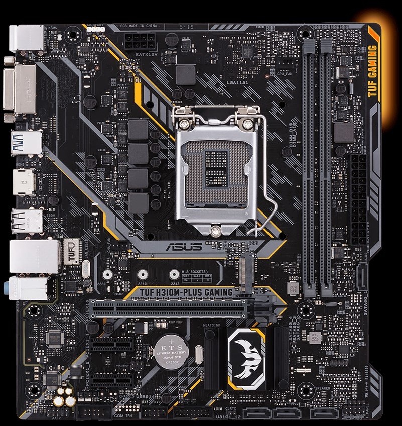 ASUS TUF H310M Plus Gaming Kenmerken Tweakers