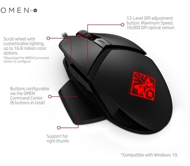 HP Omen Reactor Zwart