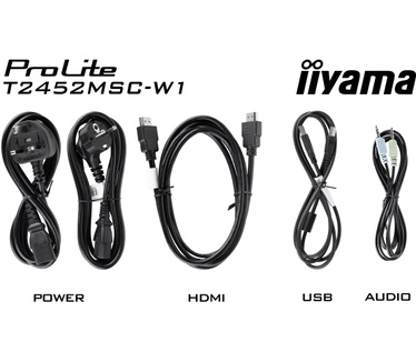 Iiyama ProLite ProLite T2452MSC-W1 Zwart