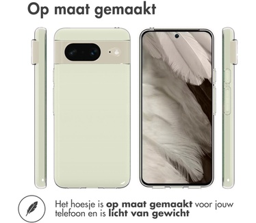 Accezz Clear Backcover Google Pixel 8 - Transparant