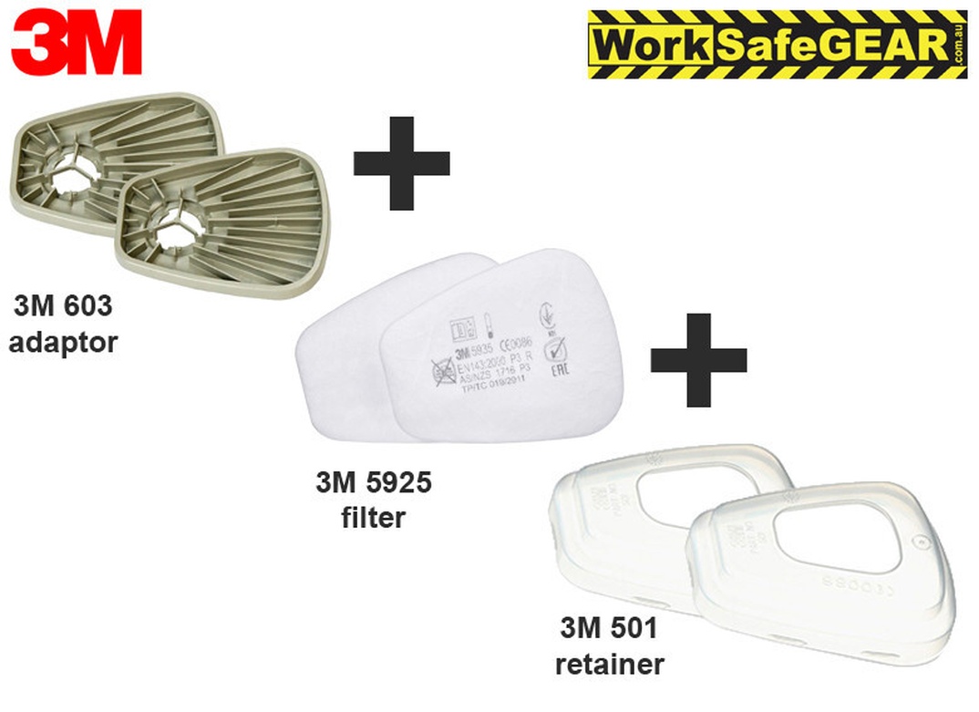 3M filterhouder 501 en 603 met 5000 series filter