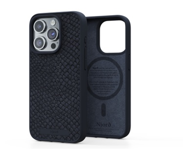 Njord byElements Salmon Leather Magsafe