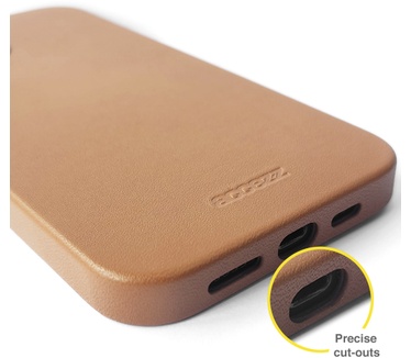 Accezz Leather Backcover met MagSafe iPhone 12 Pro Max - Bruin (iPhone 12 Pro Max) Bruin