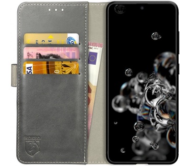 Rosso Element Samsung Galaxy S20 Ultra Hoesje Book Cover  Zwart