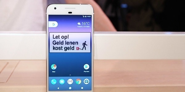 Let op: geld lenen kost geld