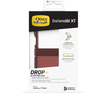 Otterbox Defender XT Series voor Galaxy Z Flip6, Red Clay (Galaxy Z Flip6) Rood
