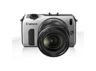 Canon EOS M + EF-M 18-55 f/3.5-5.6 IS STM + Speedlite 90EX Grijs