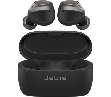 Jabra Elite 75t (draadloos laden) (Titanium, Zwart)