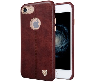 Nillkin Englon Leder BackCover voor Apple iPhone 7 (4.7") - Bruin Bruin