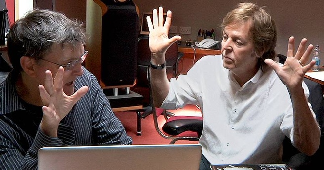 Paul McCartney en Bungie componist Marty O'Donnell