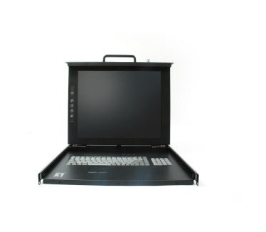 LevelOne 17" LCD KVM Rack Console, English K/B
